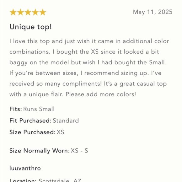 NWT Anthropologie Pilcro XS Woven Puff-Sleeve‎ Top - Picture 6 of 9